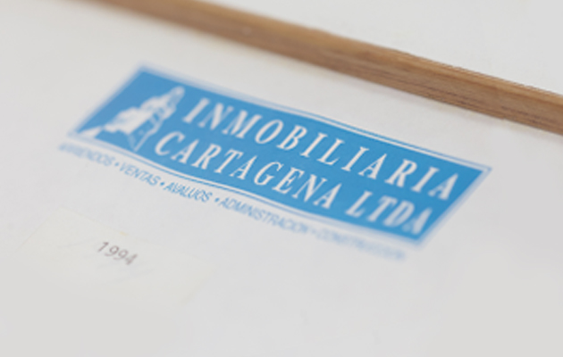 Tablón de inmobiliaria cartagena de 1994